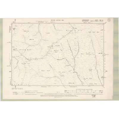 1898 Map of Dumfriesshire Sheet XVII.NE, 1900 Print