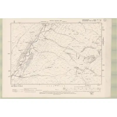 1898 Map of Dumfriesshire Sheet XVII.NW, 1900 Print