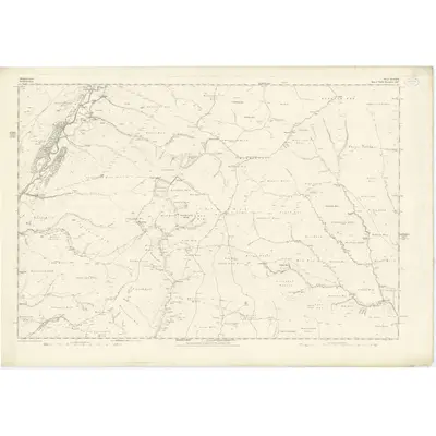 1857 Map of Dumfriesshire, Sheet XVII, 1861 Print
