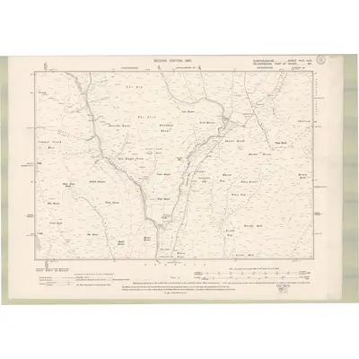 1898 Map of Dumfriesshire Sheet XVIII.NW, 1900 Print