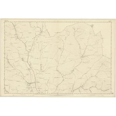 1857 Map of Dumfriesshire, Sheet XVIII, 1862 Print