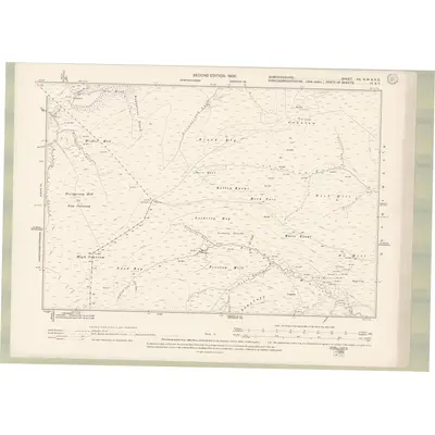1898 Map of Dumfriesshire Sheet XX.NW & NE, 1900 Print