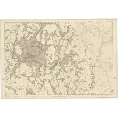 1856 Map of Dumfriesshire, Sheet XXII, 1861 Print