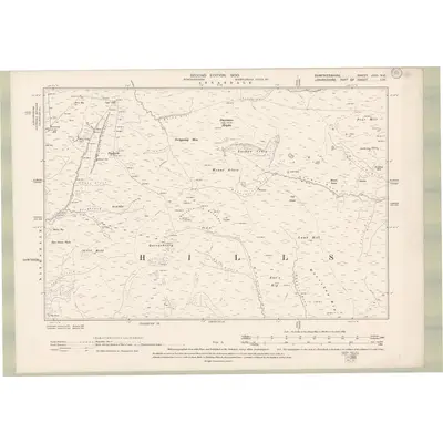 1898 Map of Dumfriesshire Sheet XXIII.NE, 1900 Print