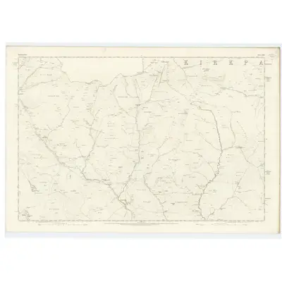 1857 Map of Dumfriesshire, Sheet XXIII, 1861 Print