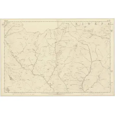 1857 Map of Dumfriesshire, Sheet XXIII, 1861 Print
