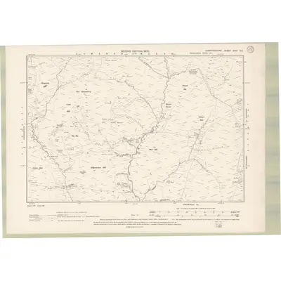 1898 Map of Dumfriesshire Sheet XXIII.SE, 1900 Print
