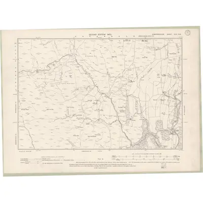 1898 Map of Dumfriesshire Sheet XXIV.SW, 1900 Print