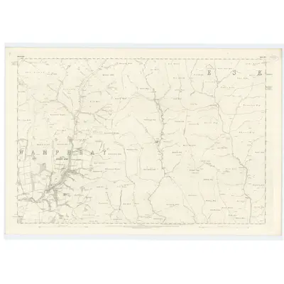 1857 Map of Dumfriesshire, Sheet XXV, 1861 Print