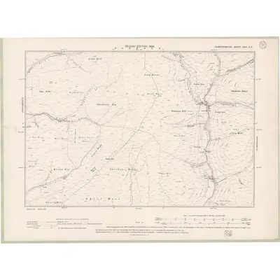 1898 Map of Dumfriesshire Sheet XXVI.SE, 1900 Print