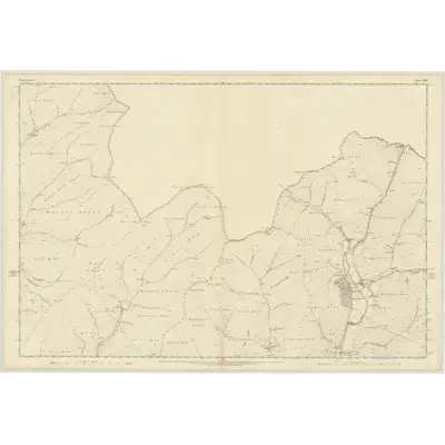 1857 Map of Dumfriesshire, Sheet XXVII, 1862 Print