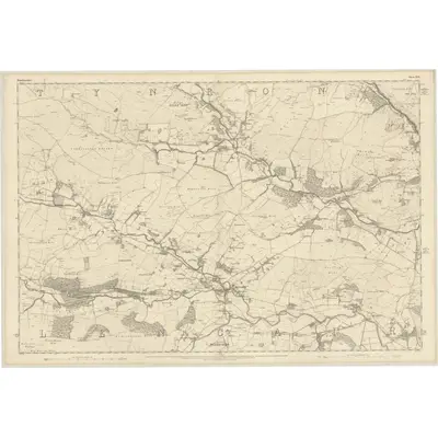 1856 Map of Dumfriesshire, Sheet XXX, 1860 Print
