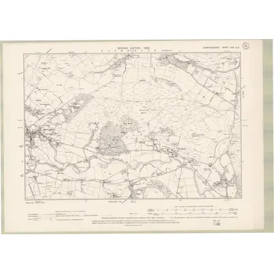 1898 Map of Dumfriesshire Sheet XXX.SE, 1900 Print