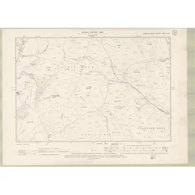1898 Map of Dumfriesshire Sheet XXXII.SW, 1900 Print