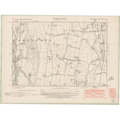 1948 Map of Dumfriesshire Sheet XXXIII.NE, 1952 Print