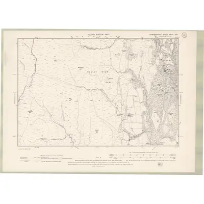 1898 Map of Dumfriesshire Sheet XXXIII.NW, 1900 Print