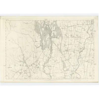 1857 Map of Dumfriesshire, Sheet XXXIII, 1861 Print