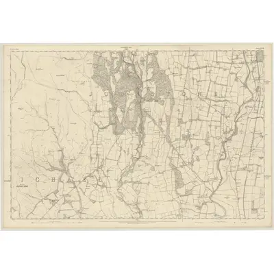 1857 Map of Dumfriesshire, Sheet XXXIII, 1861 Print