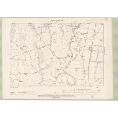 1898 Map of Dumfriesshire Sheet XXXIII.SE, 1900 Print