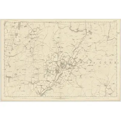 1857 Map of Dumfriesshire, Sheet XXXIV, 1861 Print