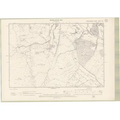 1898 Map of Dumfriesshire Sheet XXXIX.NE, 1900 Print