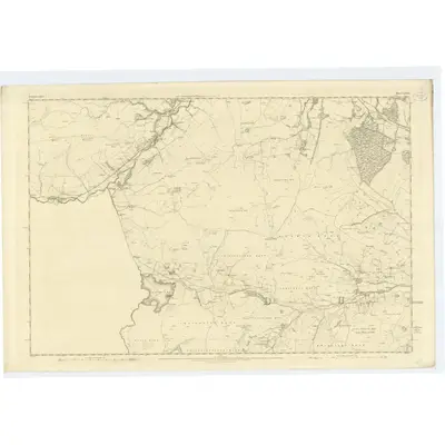 1855 Map of Dumfriesshire, Sheet XXXIX, 1860 Print