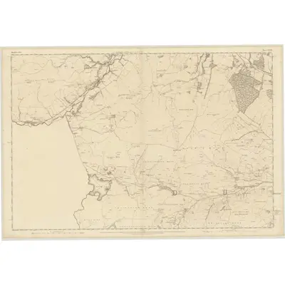 1855 Map of Dumfriesshire, Sheet XXXIX, 1860 Print