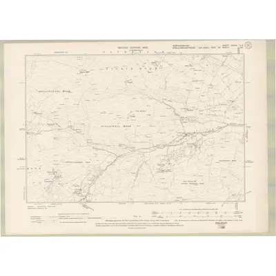 1898 Map of Dumfriesshire Sheet XXXIX.SE, 1900 Print