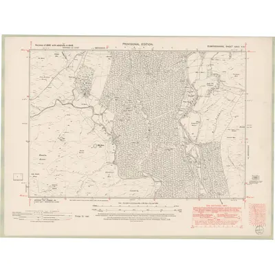 1948 Map of Dumfriesshire Sheet XXXV.NW, 1952 Print