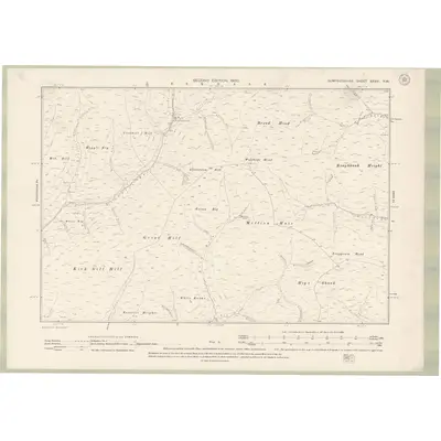 1898 Map of Dumfriesshire Sheet XXXVI.NW, 1900 Print