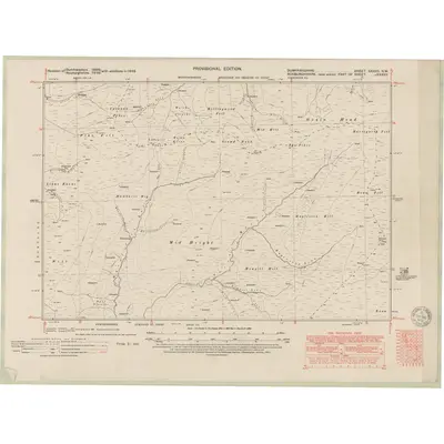 1949 Map of Dumfriesshire Sheet XXXVII.NW, 1951 Print