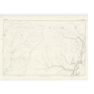 1857 Map of Dumfriesshire, Sheet XXXVII, 1862 Print