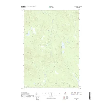 2018 Map of Dummer Ponds, 2018 Print