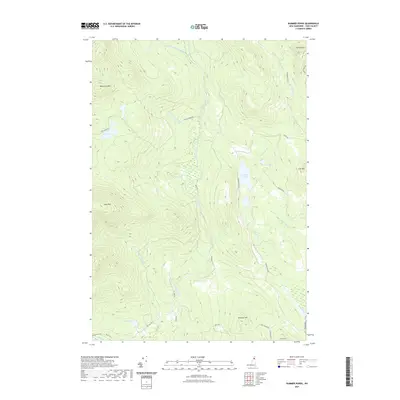 2021 Map of Dummer Ponds, 2021 Print