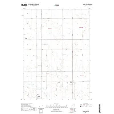 2018 Map of Dumont North, 2018 Print