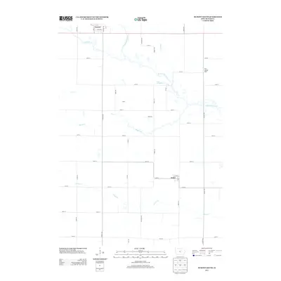 2013 Map of Dumont South, 2013 Print