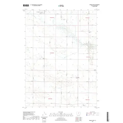 2018 Map of Dumont South, 2018 Print
