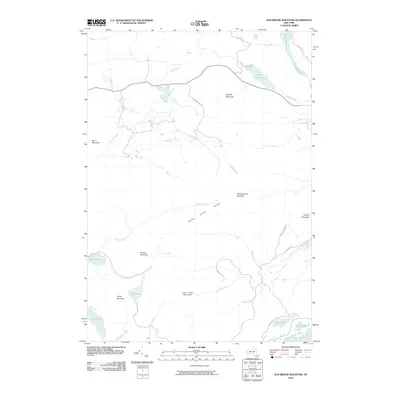 2010 Map of Dun Brook Mountain, 2010 Print