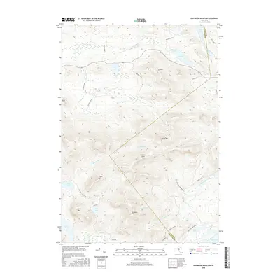 2016 Map of Dun Brook Mountain, 2016 Print