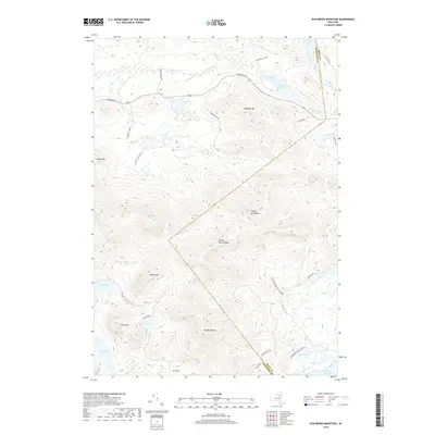2019 Map of Dun Brook Mountain, 2019 Print