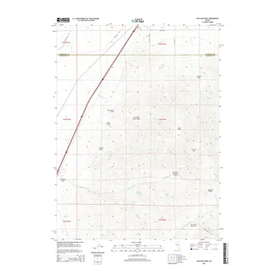 2014 Map of Dun Glen Peak, 2014 Print