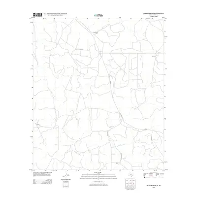 2012 Map of Dunbar Draw NE, 2012 Print