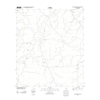 2012 Map of Dunbar Draw NW, 2012 Print