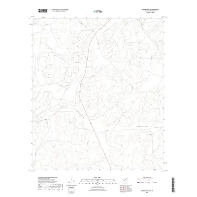 2019 Map of Dunbar Draw NW, 2019 Print