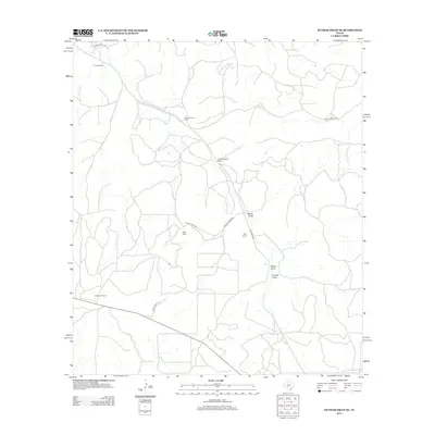 2012 Map of Dunbar Draw SE, 2012 Print