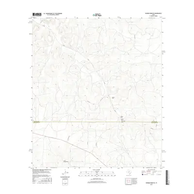 2016 Map of Dunbar Draw SE, 2016 Print