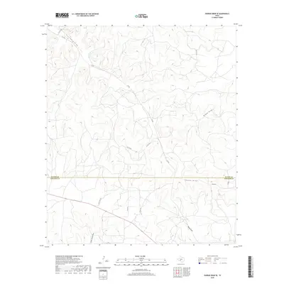 2019 Map of Dunbar Draw SE, 2019 Print