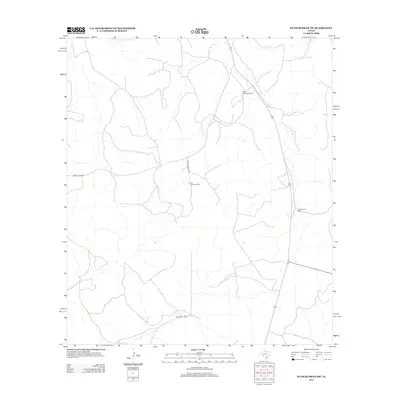 2012 Map of Dunbar Draw SW, 2012 Print