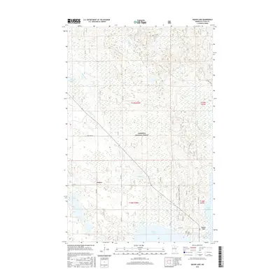 2016 Map of Dunbar Lake, 2016 Print
