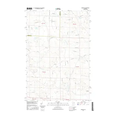 2015 Map of Dunbar NE, 2015 Print